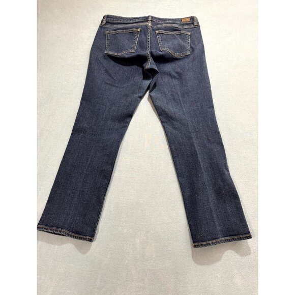 Lauren Ralph Lauren Curvy Jeans Modren Straight Leg Mid Rise Blue Women Size 12P - Picture 2 of 11